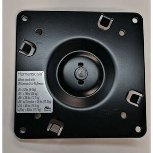 Humanscale Monitor Arm Vesa Plate Mount 100mm for M1 M2.1 M8.1 M10 M/Flex 1-11-B